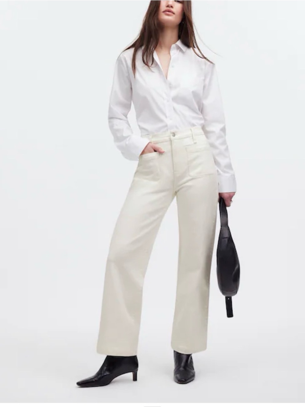 NWT Madewell Emmett Wide-Leg Pants size 29